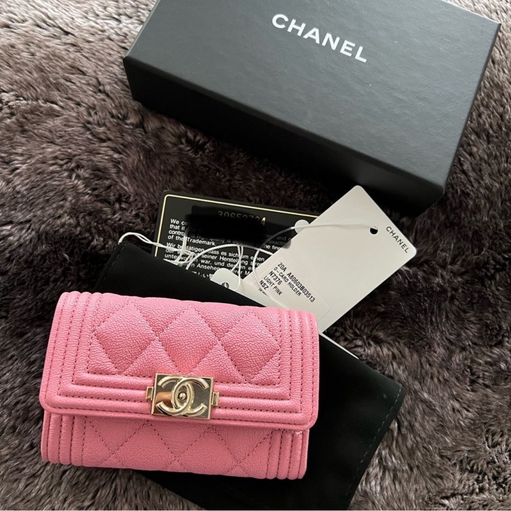 Chanel Boy Card Holder